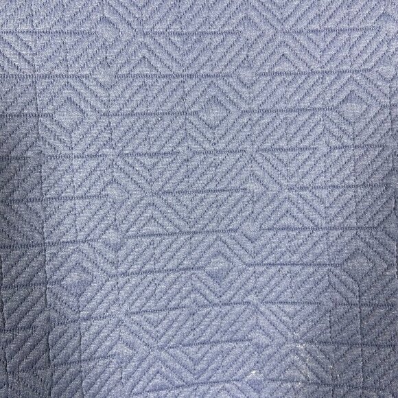 Athleta Performance Jacket Quilted Jacquard Pullover Sweater Navy Blue XS! - Picture 6 of 6